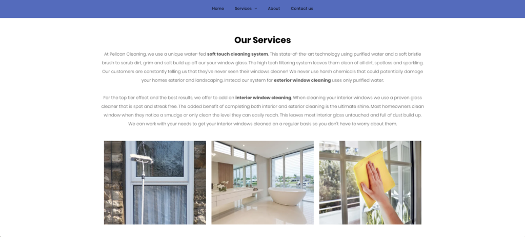 Website design